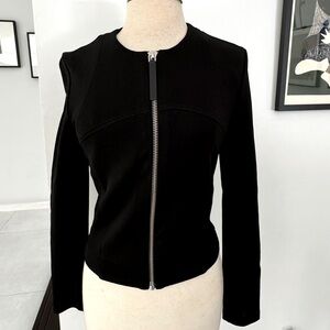 Helmut Lang Black Zip Up Jacket Sz Large